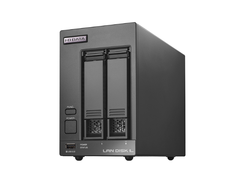 法人向け2ドライブNAS(ネットワークHDD) 3年保証 2TB