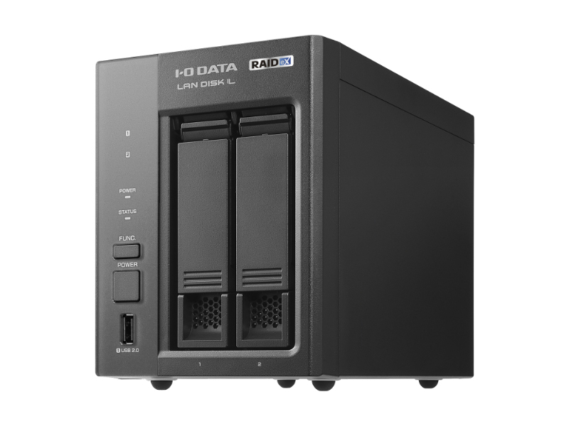 法人向け2ドライブNAS（ネットワークHDD） 16TB