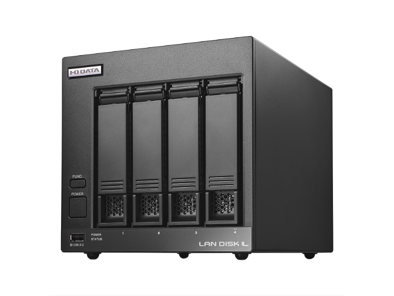 法人向け4ドライブNAS(ネットワークHDD) 3年保証 32TB