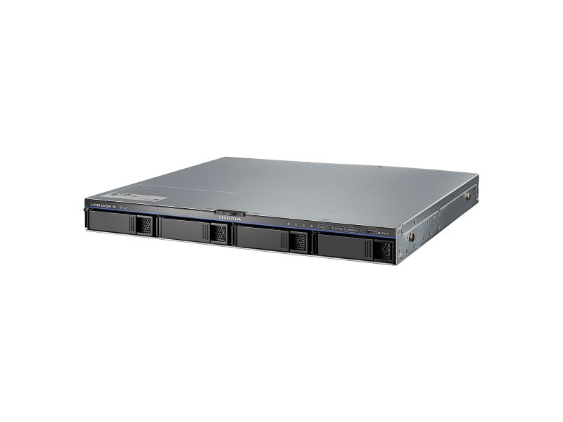 10GbE＆マルチギガビット Linux 法人向け 4ドライブ 1UラックマウントNAS 32TB （5年保証・データ復旧）