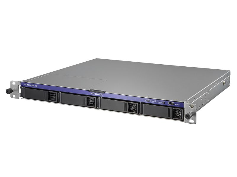 第12世代インテルCore i3搭載 4ドライブラックマウント法人向けWindows NAS 80TB