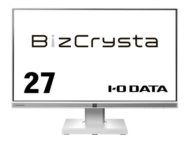 ワイド液晶ディスプレイ 27型/2560×1440/HDMI、DisplayPort、USB Type-C/ホワイト/スピーカー：あり/「5年保証」「無輝点保証」/昇降/回転/抗菌モデル