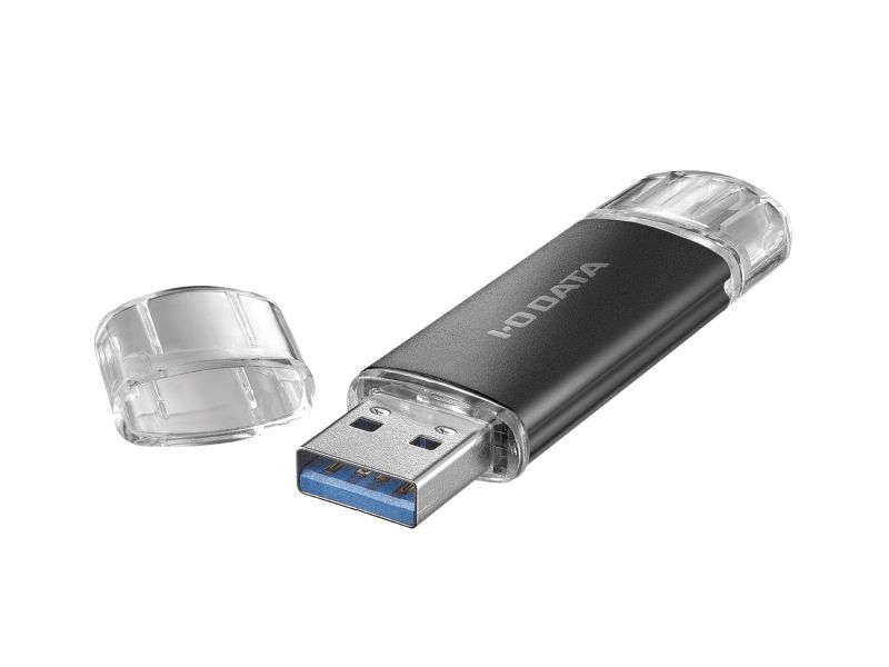 USB-A＆USB-C搭載USBメモリー（USB3.2 Gen1） 32GB ブラック