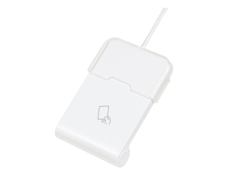 ICカードリーダーライター カードホルダー付