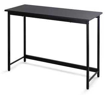 ベーシックデスク 1000×400 ブラック/ブラック
