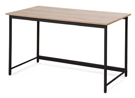 ベーシックデスク 1200×600 ライトナチュラル/ブラック