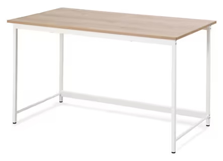 ベーシックデスク 1200×600 ライトナチュラル/ホワイト