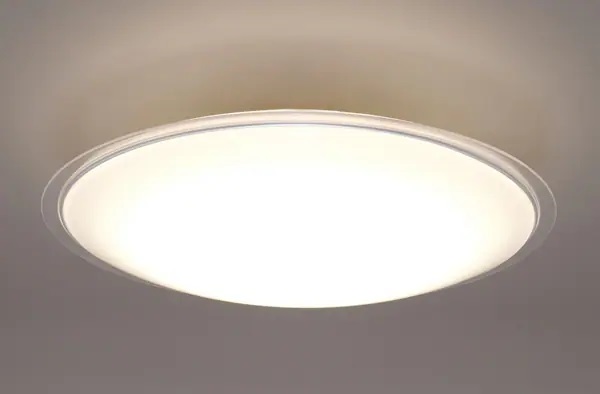 LEDシーリングライト 12畳調色 クリアフレーム
