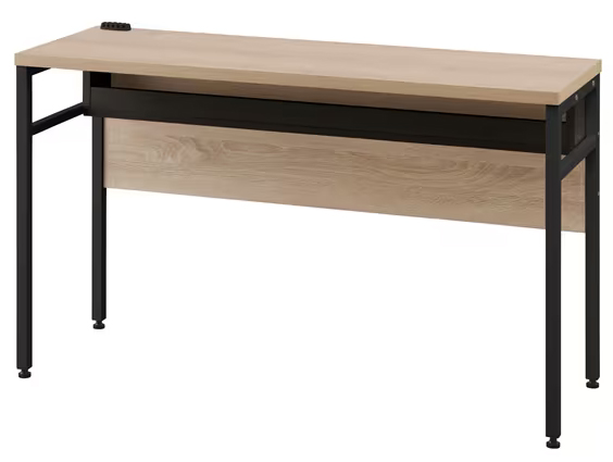 ケーブル収納デスク ライトナチュラル/ブラック