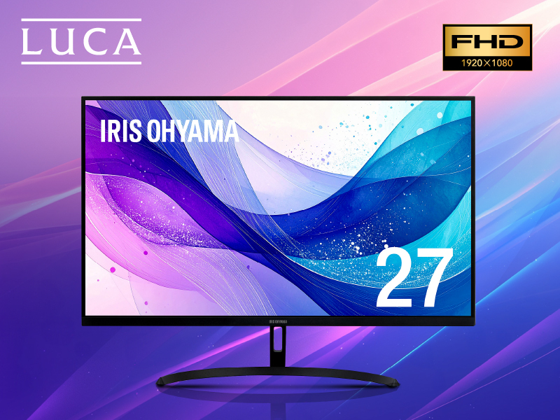 27型ワイド液晶ディスプレイ/1920×1080/HDMI+1、D-Sub15ピン+1/ブラック/スピーカー/ADSパネル採用