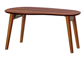 折り畳みセンターテーブル ウォールナット