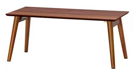 折り畳みセンターテーブル ウォールナット