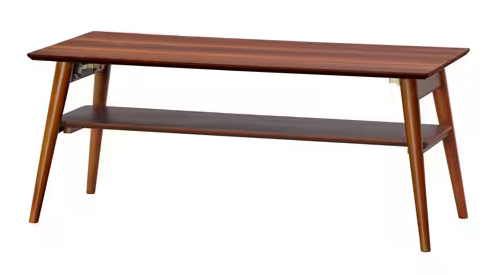 折り畳みセンターテーブル ウォールナット