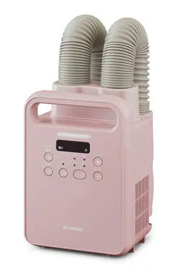 ふとん乾燥機 カラリエ Colors ツインノズル ピンク