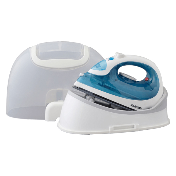 ケース付きコードレスアイロン ライトブルー