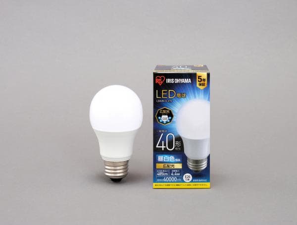 LED電球 E26 広配光 40形相当 昼白色