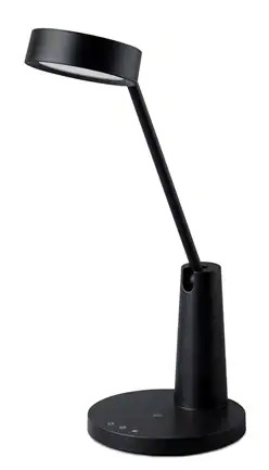 LEDデスクライト Qi充電シリーズ 平置きタイプ 調光・調色 ブラック