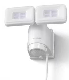 AC式LED防犯センサーライト パールホワイト