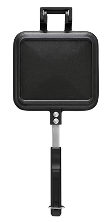 具だくさんホットサンドメーカーシングル ガス火専用 ブラック