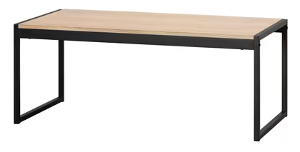 スチールフレームセンターテーブル ナチュラル