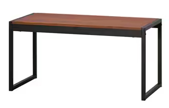 スチールフレームセンターテーブル ウォールナット