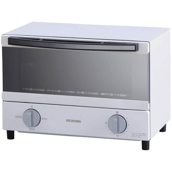 スチームオーブントースター 2枚焼き ホワイト