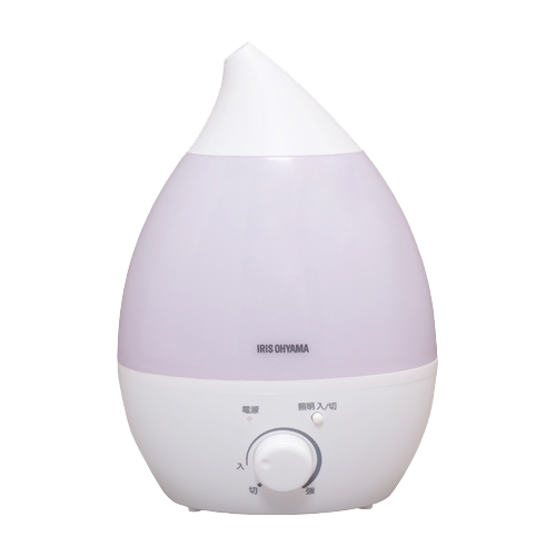超音波式加湿器 しずく型 ホワイト