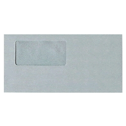 窓付封筒(グレー)