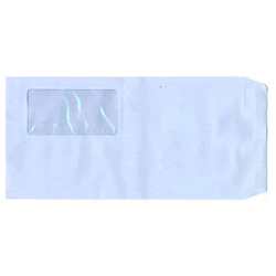 窓付封筒 長3(アクア)