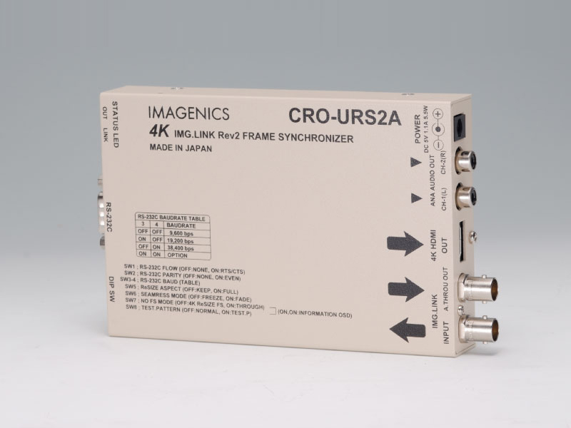 4K映像対応HDMI信号同軸延長器・受信器