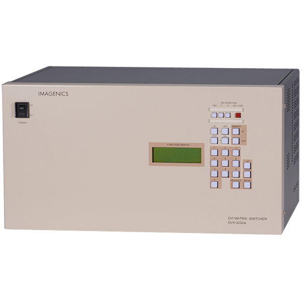 24入力16出力DVIマトリックススイッチャー（HDCP対応）