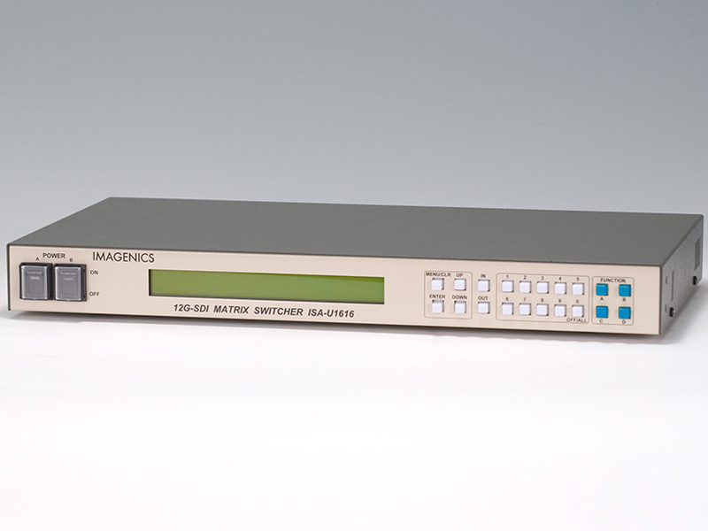 16入力8出力12G-SDIマトリックススイッチャー