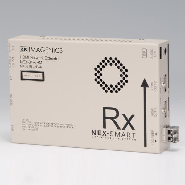 HDMIネットワーク受信器（マルチモードファイバーケーブル伝送タイプ）