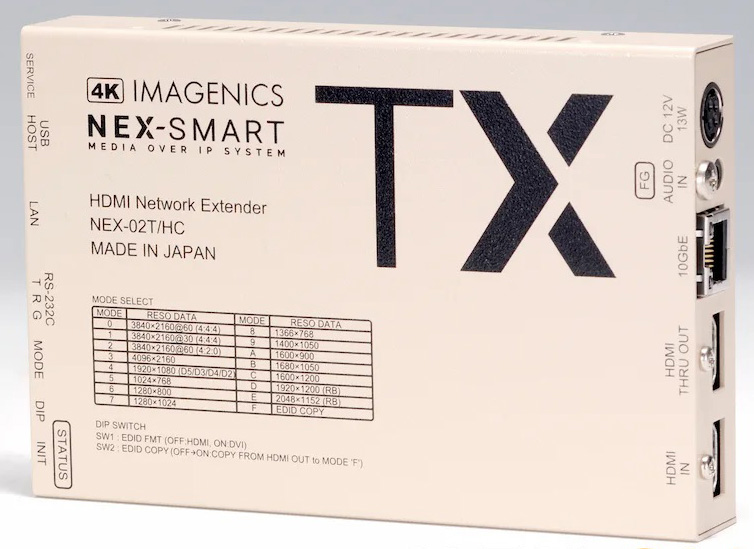 HDMIネットワーク送信器（CAT6Aケーブル伝送タイプ)