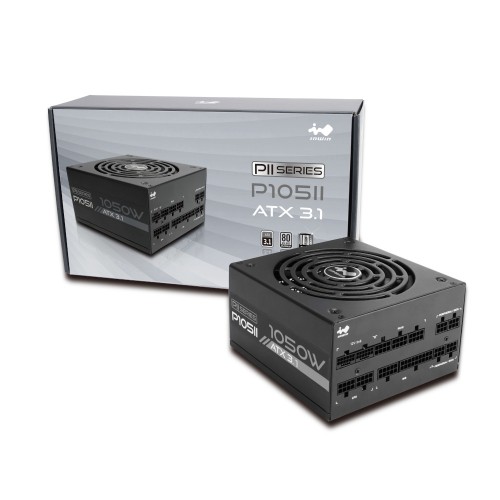 P105II(正式型番：IW-PS-PII1050W)/80PLUS Platinum取得1050W電源/ATX 3.1準拠/PCI-E 12V-2x6 コネクター搭載/フルモジュラー/10年保証
