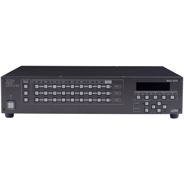 4K対応スキャンコンバータ内蔵デジタルマルチスイッチャ