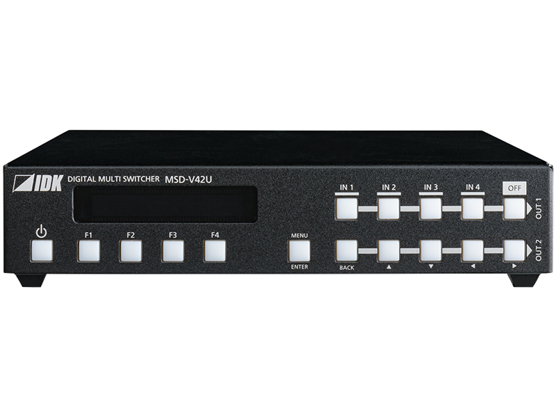 4入力2出力 4K@60対応 デジタルマルチスイッチャー