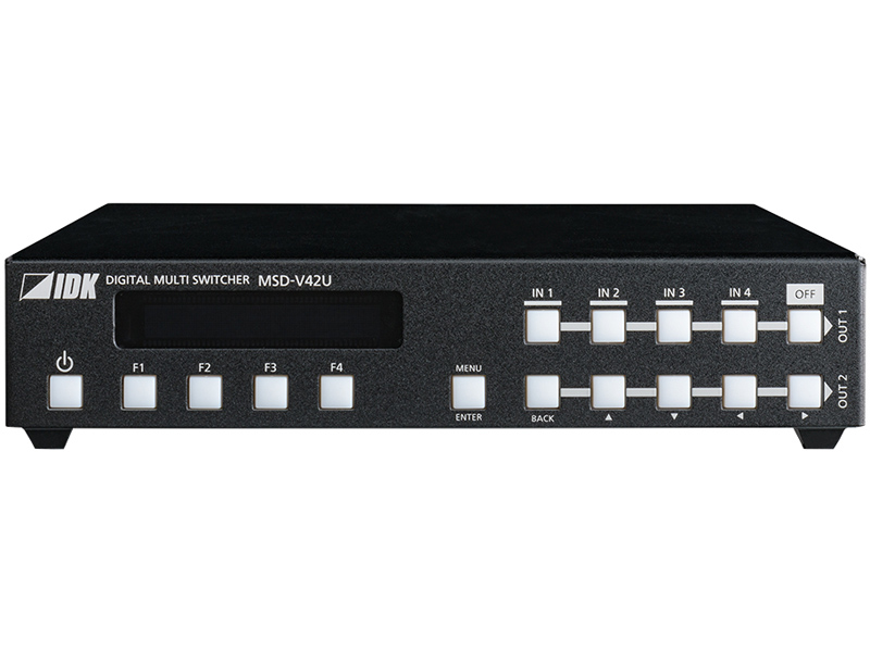 4入力2出力 4K@60対応 デジタルマルチスイッチャー SDVoE出力モデル