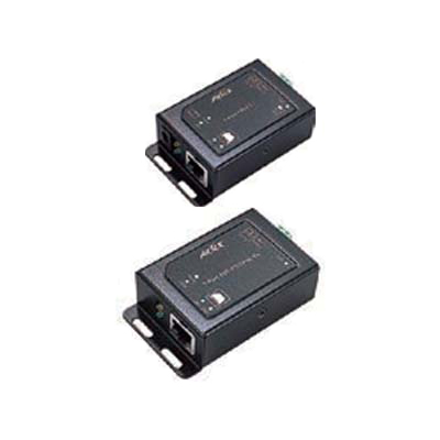 PoE Plus対応IP長距離2ワイヤー伝送 送信器/受信器セット
