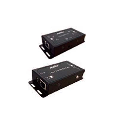 PoE Plus対応IP長距離ツイストペアケーブル伝送 送信器/受信器セット