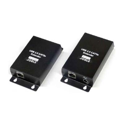 USB2.0 CAT5e高性能長距離伝送器（4ポートUSBハブ機能付）