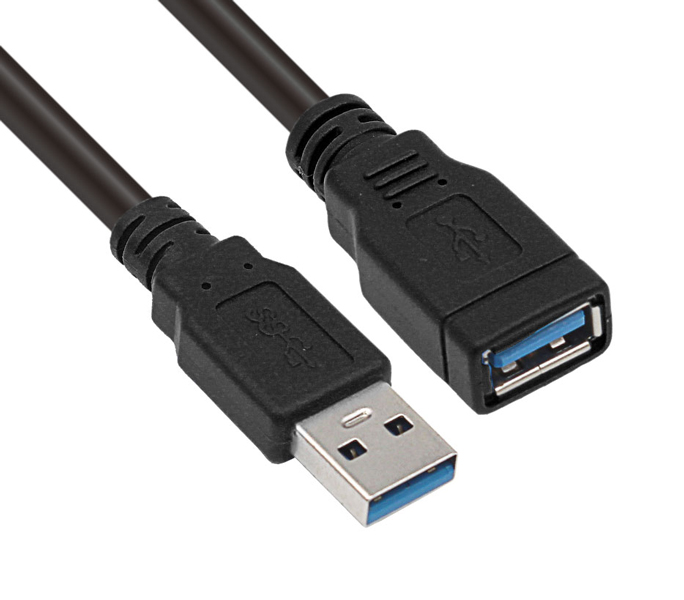USB3.0延長ケーブル 1m ブラック