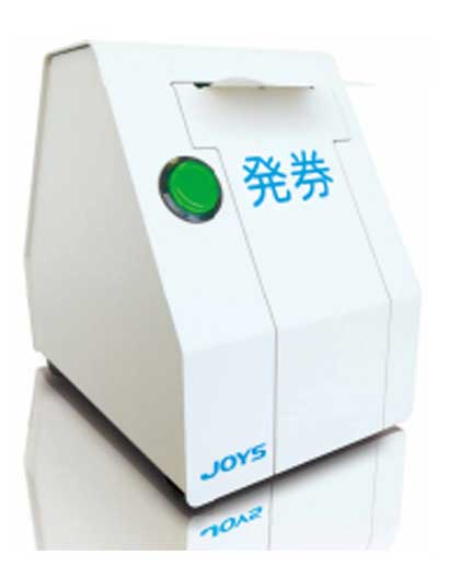 レシートプリンター：番号発券機（ボタン発券）：印字変更オプション付き