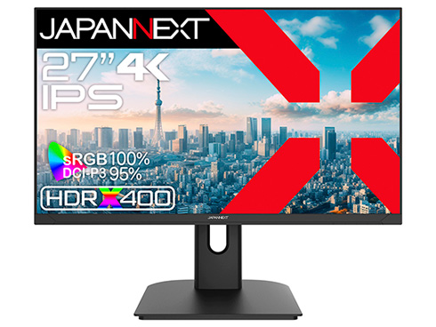 液晶ディスプレイ 27型/3840×2160/DP×2、HDMI×2/ブラック/スピーカー有/2年保証