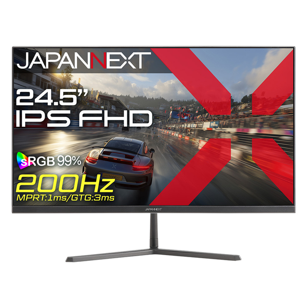 ゲーミング液晶ディスプレイ 24.5型/1920×1080/HDMI×1、DP×1/ブラック/スピーカー有/2年保証