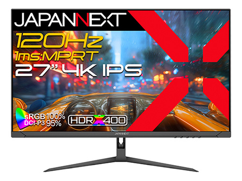 ゲーミング液晶ディスプレイ 27型/3840×2160/HDMI×2、DP×2/ブラック/スピーカー有/2年保証