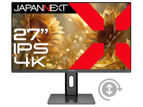 液晶ディスプレイ 27型/3840×2160/HDMI×2、DP×2/ブラック/スピーカー有/2年保証