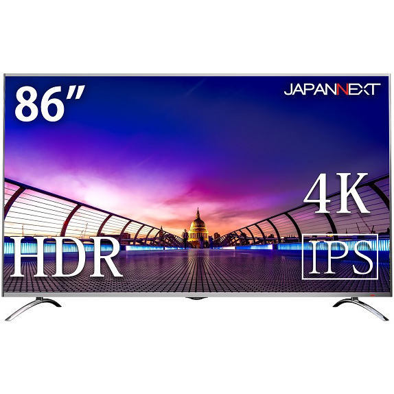 液晶ディスプレイ 86型/3840×2160/HDMI/ブラック/スピーカー：あり/2年保証