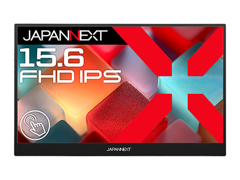 タッチパネル対応液晶ディスプレイ 15.6型/1920×1080/miniHDMI×1、USB-C×2/ツートン(ブラック/シルバー)/スピーカー有/2年保証