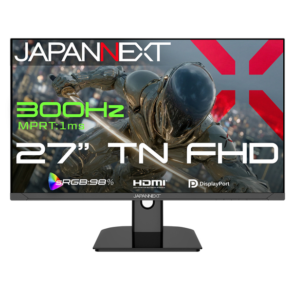 ゲーミング液晶ディスプレイ 27型/1920×1080/HDMI×2、DP×2/ブラック/スピーカー有/2年保証